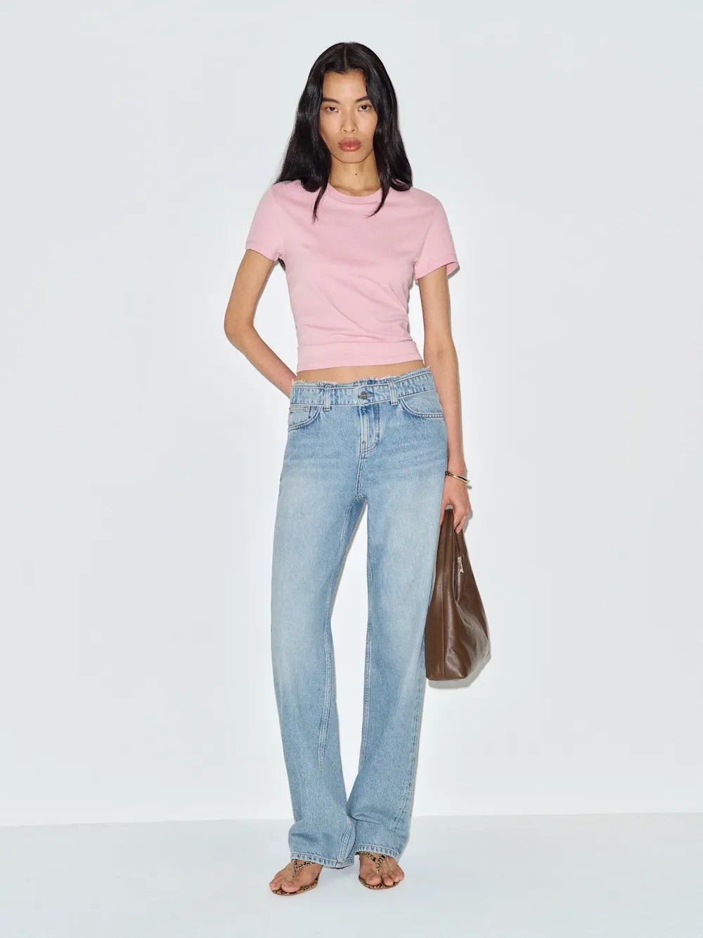 Reformation Charlee Low Rise Straight Leg Jeans Blue - Size 28